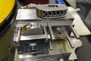 3D printed spinal implants and workholding fixture